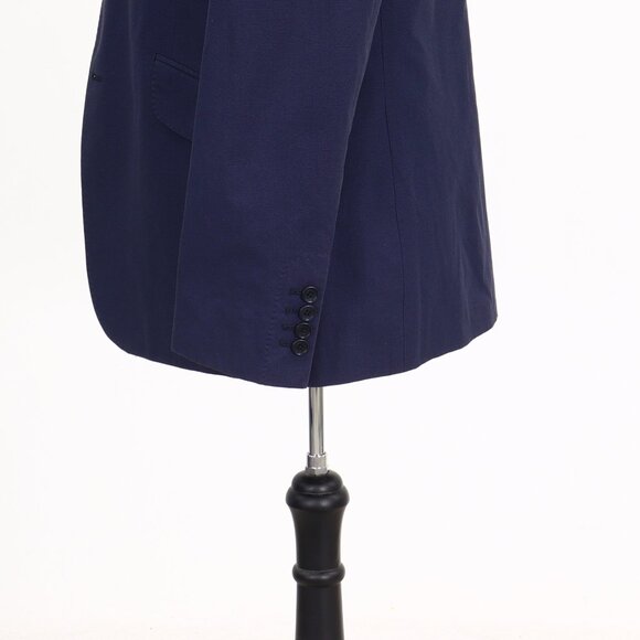 Crew Clothing Company 42R Blue HT 2-Button Sport Coat Blazer Jacket G640 - Picture 8 of 11